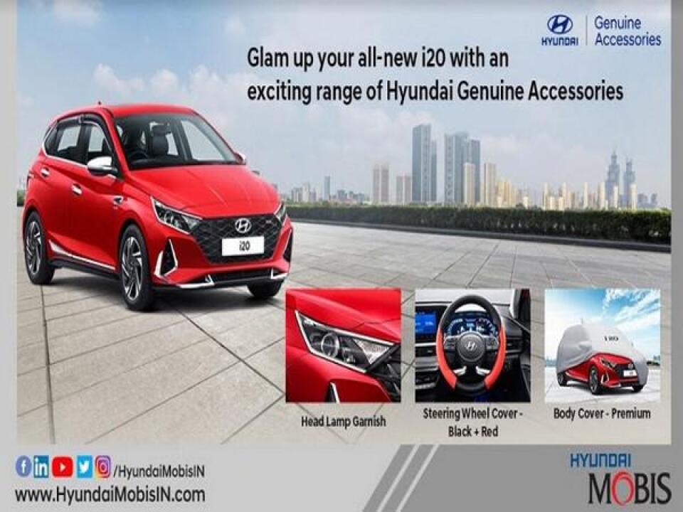 Drive home your allnew Hyundai i20 with exclusive genuine accessory