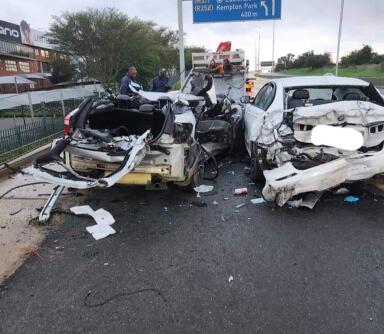 Joburg driver dies after crashing into metro police vehicle at accident ...